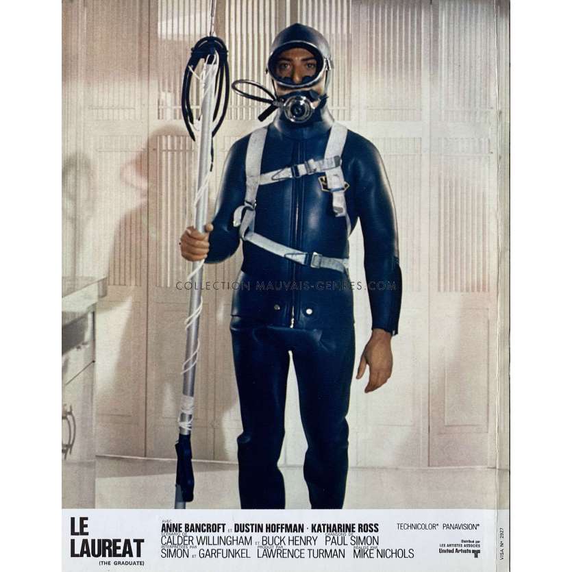 LE LAUREAT Photo de film N1 - 22x28 cm. - 1967 - Dustin Hoffman, Mike Nichols