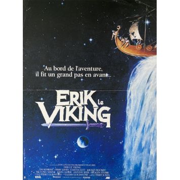 ERIK THE VIKING French Movie Poster- 15x21 in. - 1989 - Terry Jones, Tim Robbins