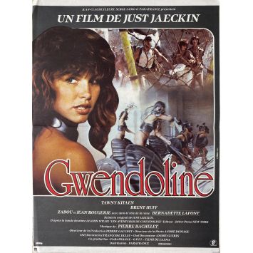 THE PERILS OF GWENDOLYNE French Movie Poster- 15x21 in. - 1984 - Just Jaeckin, Tawny Kitaen