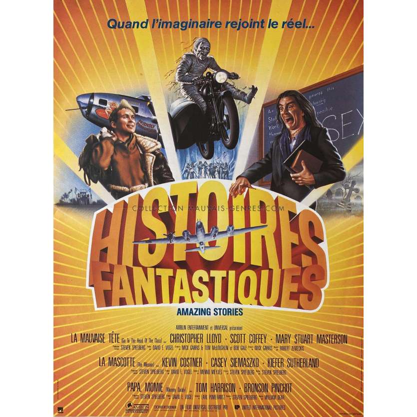 HISTOIRES FANTASTIQUES Affiche de film- 40x54 cm. - 1985 - Harvey Keitel, Steven Spielberg