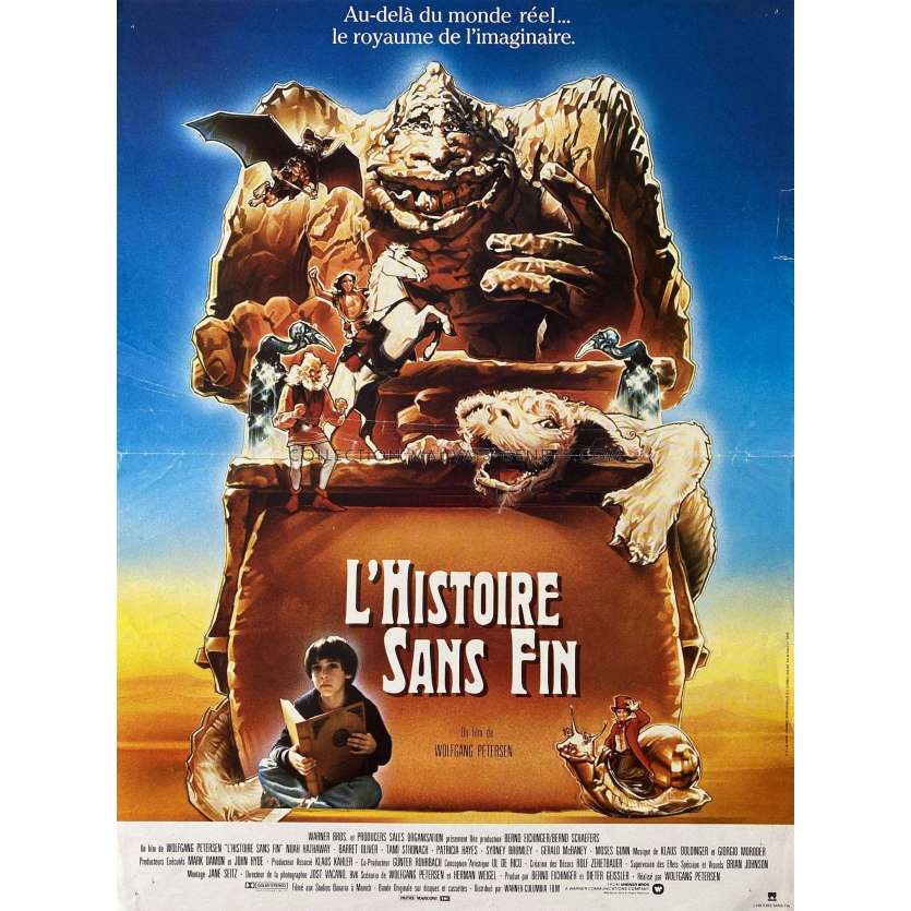 L'HISTOIRE SANS FIN Affiche de film- 40x54 cm. - 1984 - Barret Oliver, Wolfgang Petersen