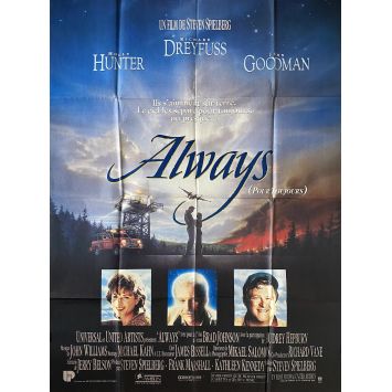ALWAYS French Movie Poster- 47x63 in. - 1989 - Steven Spielberg, Richard Dreyfuss