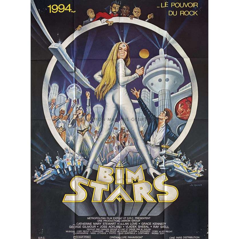 BIM STARS Affiche de film- 120x160 cm. - 1980 - Catherine Mary Stewart, Menahem Golan