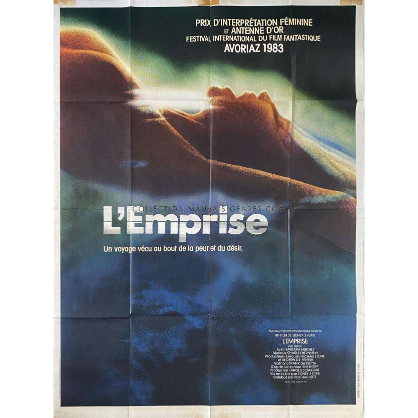 THE ENTITY French Movie Poster- 47x63 in. - 1982 - Sidney J. Furie, Barbara Hershey