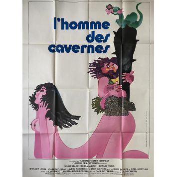 CAVEMAN French Movie Poster- 47x63 in. - 1981 - Carl Gottlieb, Ringo Starr
