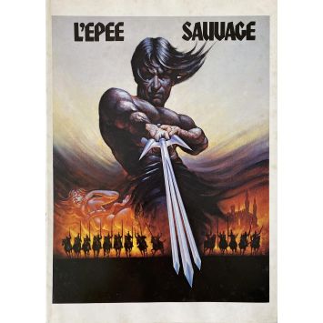L'EPEE SAUVAGE Dossier de presse 16p - 21x30 cm. - 1982 - Lee Horsley, Albert Pyun