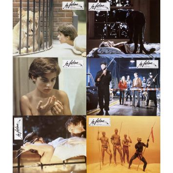 CAT PEOPLE French Lobby Cards x6 - Set B - 9x12 in. - 1982 - Paul Schrader, Nastassja Kinski