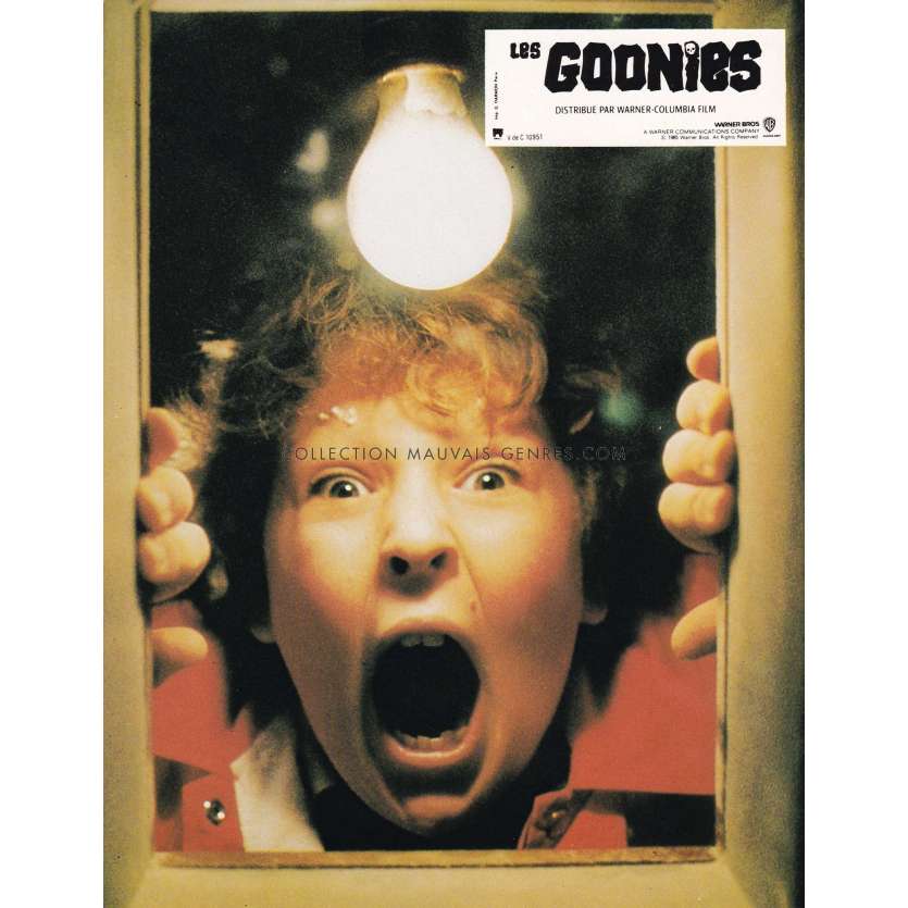 THE GOONIES French Lobby Card N07 - 9x12 in. - 1985 - Richard Donner, Sean Astin