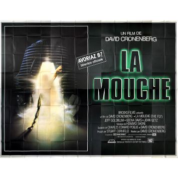 LA MOUCHE Affiche de film- 400x300 cm. - 1986 - Jeff Goldblum, David Cronenberg