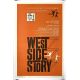 WEST SIDE STORY Affiche de film entoilée Oscars Style - 69x104 cm. - 1961/R1963 - Natalie Wood, Robert Wise