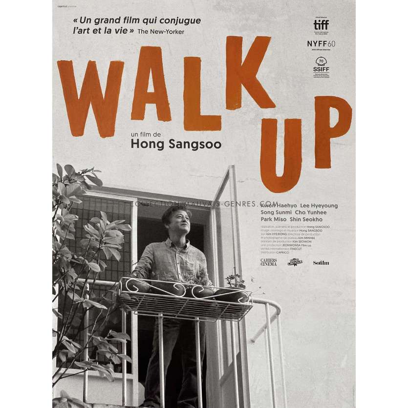 WALK UP Affiche de film- 40x54 cm. - 2022 - Kwon Hae-hyo, Hong Sang-soo