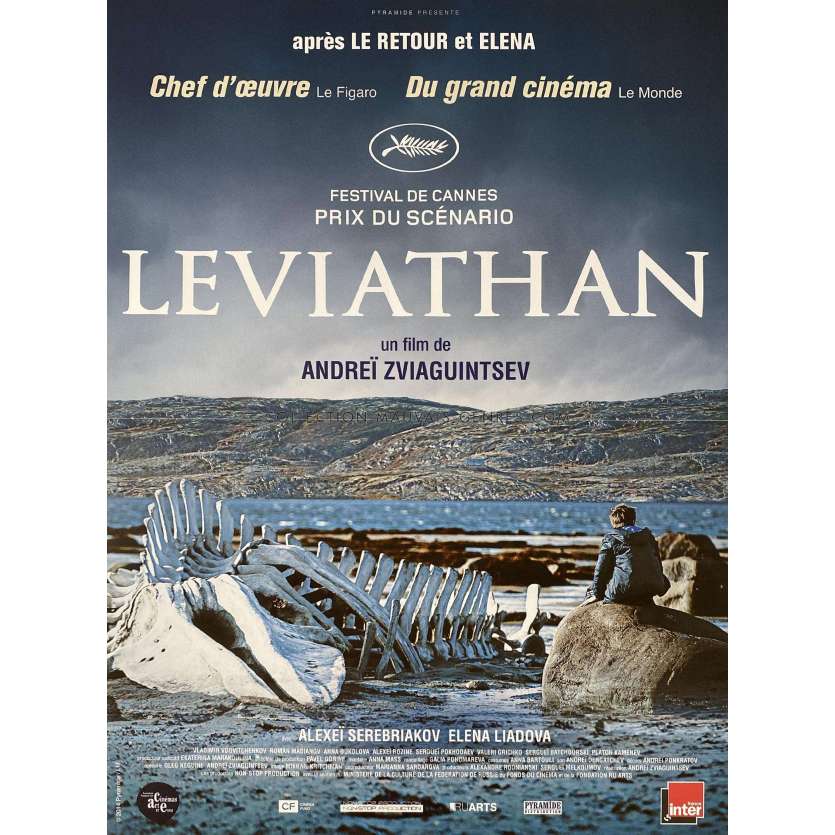 LEVIATHAN Affiche de film- 40x54 cm. - 2014 - Alekseï Serebryakov, Andreï Zviaguintsev