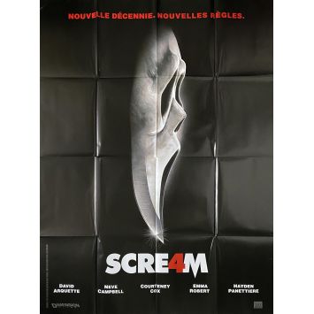 SCREAM 4 Affiche de film- 120x160 cm. - 2011 - Neve Campbell, Wes Craven