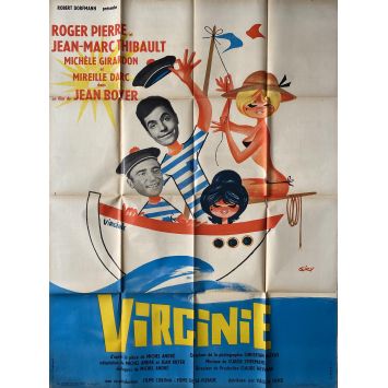 UNE VIE DE GARCON French Movie Poster- 47x63 in. - 1953 - Jean Boyer, Roger Pierre