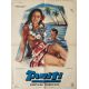 TAHITI French Movie Poster- 23x32 in. - 1957 - Bernard Borderie, Georges de Caunes