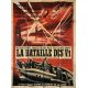 LA BATAILLE DES V1 Affiche de film- 120x160 cm. - 1958 - Christopher Lee, Vernon Sewell