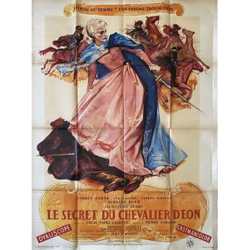 LE SECRET DU CHEVALIER D'EON Affiche de film- 120x160 cm. - 1959 - Andrée Debar, Jacqueline Audry
