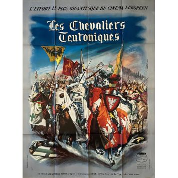 LES CHEVALIERS TEUTONIQUES Affiche de film- 120x160 cm. - 1960 -  Urszula Modrzynska, Aleksander Ford