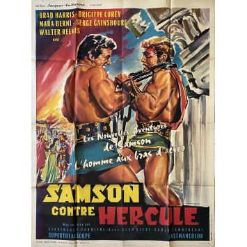 SAMSOM CONTRE HERCULE Affiche de film- 120x160 cm. - 1961 - Brad Harris, Gianfranco Parolini