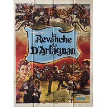 REVENGE OF THE MUSKETEERS French Movie Poster- 47x63 in. - 1963 - Fulvio Tului, Fernando Lamas