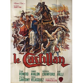 LE CASTILLAN Affiche de film- 120x160 cm. - 1963 - Espartaco Santoni, Javier Setó
