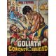 GOLIATH AT THE CONQUEST OF DAMASCUS French Movie Poster- 47x63 in. - 1965 - Domenico Paolella, Peter Lupus