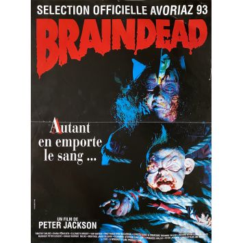 DEAD ALIVE French Movie Poster- 15x21 in. - 1992 - Peter Jackson, Timothy Balme