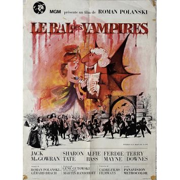 LE BAL DES VAMPIRES Affiche de cinéma- 60x80 cm. - 1967 - Sharon Tate, Roman Polanski