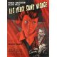 EYES WITHOUT A FACE French Movie Poster- 23x32 in. - 1960 - Georges Franju, Alida Valli