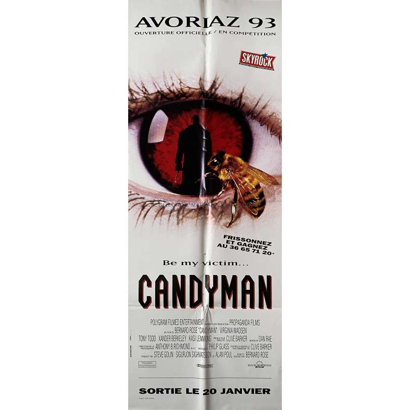 CANDYMAN Affiche de cinéma- 60x160 cm. - 1992 - Virginia Madsen, Bernard Rose