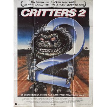 CRITTERS 2 Affiche de cinéma- 120x160 cm. - 1988 - Scott Grimes, Mick Garris