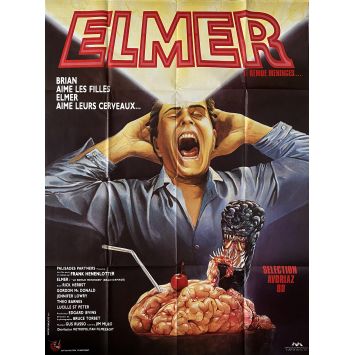 ELMER LE REMUE MENINGES Affiche de cinéma- 120x160 cm. - 1988 - Rick Hearst, Frank Henenlotter