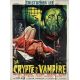 LA CRYPTE DU VAMPIRE Affiche de cinéma- 120x160 cm. - 1964 - Christopher Lee, Camillo Mastrocinque