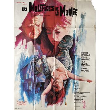 LES MALEFICES DE LA MOMIE Affiche de cinéma- 120x160 cm. - 1964 - Terence Morgan, Michael Carreras
