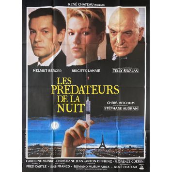 LES PREDATEURS DE LA NUIT Affiche de cinéma- 120x160 cm. - 1988 - Helmut Berger, Jesús Franco