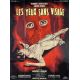 LES YEUX SANS VISAGE Affiche de cinéma- 120x160 cm. - 1960 - Alida Valli, Georges Franju