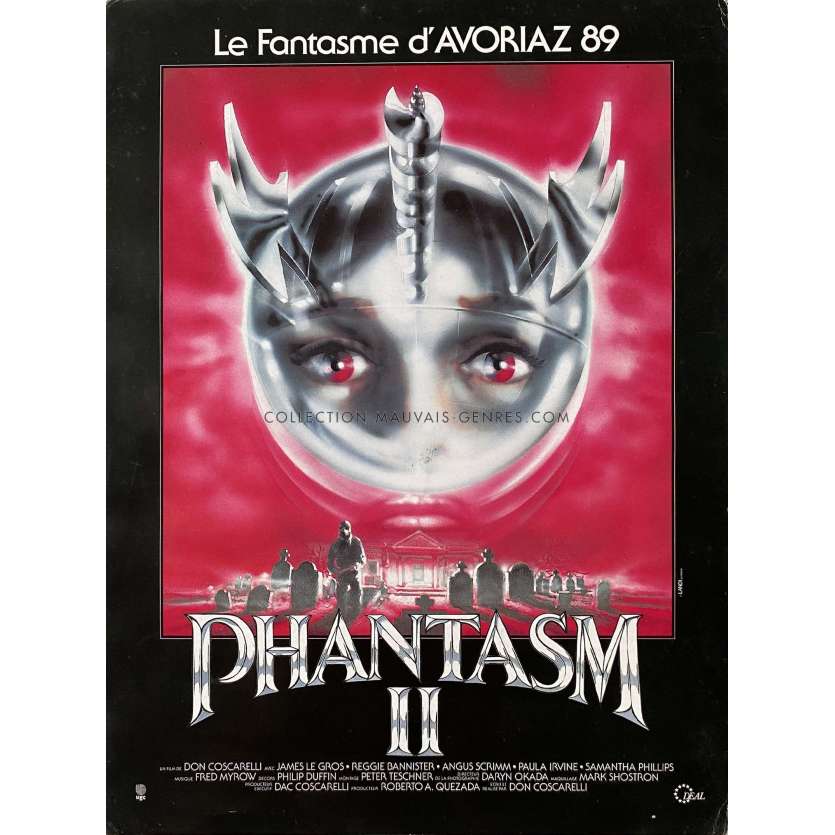 PHANTASM 2 Synopsis 2 pages. - 24x30 cm. - 1988 - Angus Scrimm, Don Coscarelli