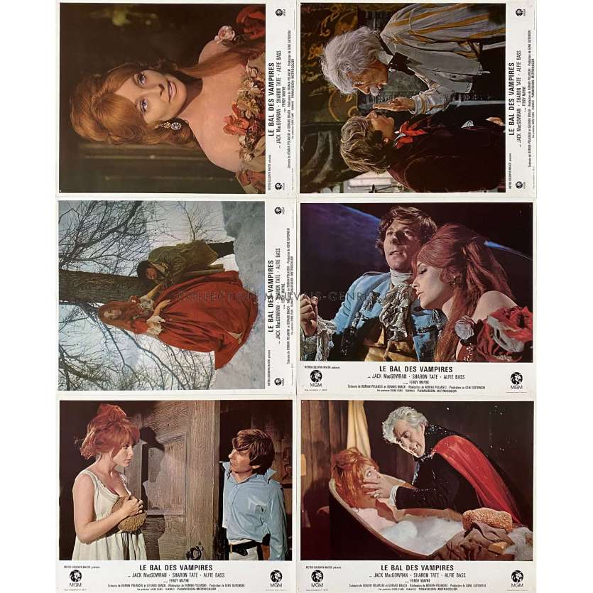 THE FEARLESS VAMPIRE KILLERS French Lobby Cards Set B - x6 - 10x12 in. - 1967 - Roman Polanski, Sharon Tate