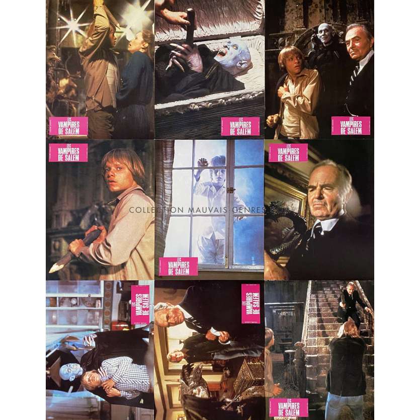 LES VAMPIRES DE SALEM Photos de film x9 - 22x28 cm. - 1979 - David Soul, Tobe Hooper