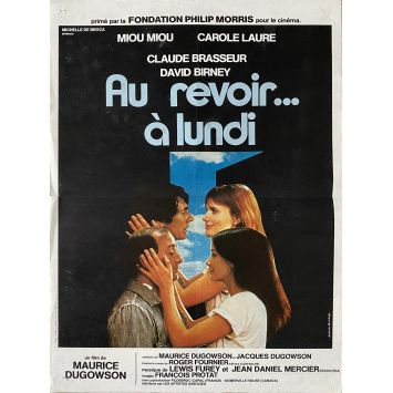 AU REVOIR A LUNDI Affiche de cinéma- 40x54 cm. - 1979 - Carole Laure, Maurice Dugowson