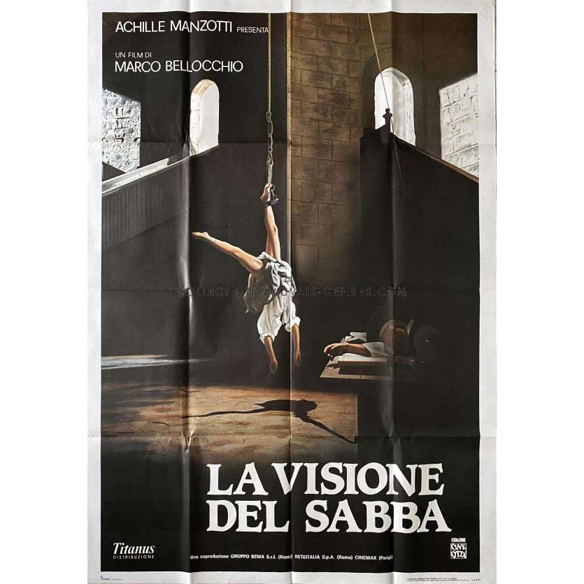LA SORCIERE Affiche de cinéma- 100x140 cm. - 1988 - Beatrice Dalle, Marco Bellocchio