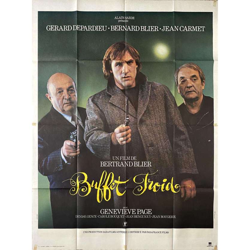 BUFFET FROID French Movie Poster- 47x63 in. - 1979 - Bertrand Blier, Gérard Depardieu