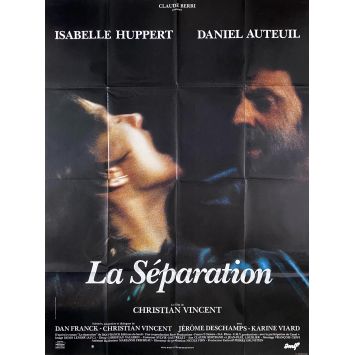 LA SEPARATION (1994) Affiche de cinéma- 120x160 cm. - 1994 - Isabelle Huppert, Christian Vincent