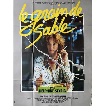 LE GRAIN DE SABLE (1983) Affiche de cinéma- 120x160 cm. - 1982 - Delphine Seyrig, Pomme Meffre