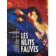 LES NUITS FAUVES Affiche de cinéma Def style. - 120x160 cm. - 1992 - Romane Bohringer, Cyril Collard
