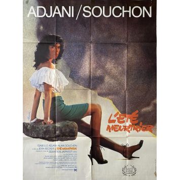L'ETE MEURTRIER Affiche de cinéma- 120x160 cm. - 1983 - Isabelle Adjani, Jean Becker