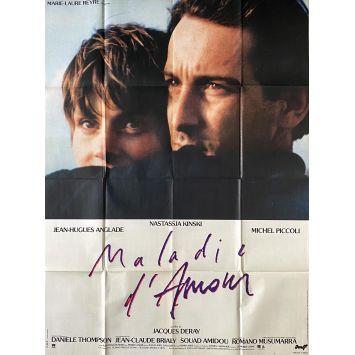 MALADIE D'AMOUR Affiche de cinéma- 120x160 cm. - 1987 - Nastassja Kinski, Jacques Deray