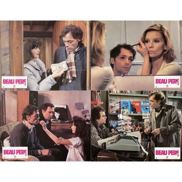 BEAU PERE French Lobby Cards x4 - 9x12 in. - 1981 - Bertrand Blier, Patrick Dewaere