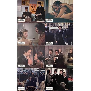 CREEZY French Lobby Cards x8 - 9x12 in. - 1974 - Pierre Granier-Deferre, Alain Delon