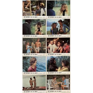 CLAIRE'S KNEE French Lobby Cards x10 - 9x12 in. - 1970 - Eric Rohmer, Jean-Claude Brialy